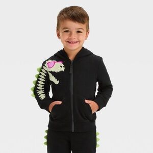 NWT Dinosaur Hoodie Glow in the dark size 18 months